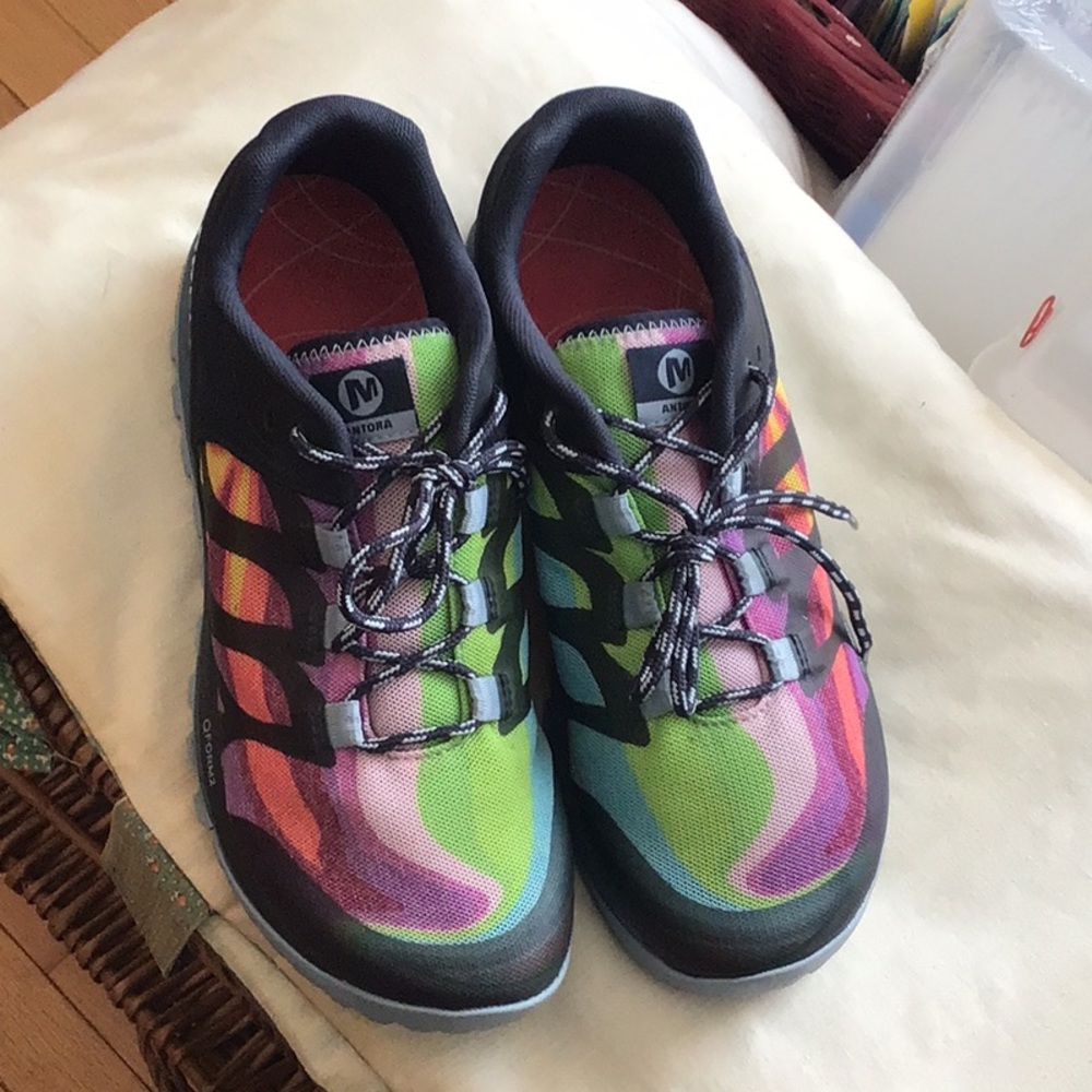 Womens Merrell Antora 2 Trail Running sneakers in Rainbow